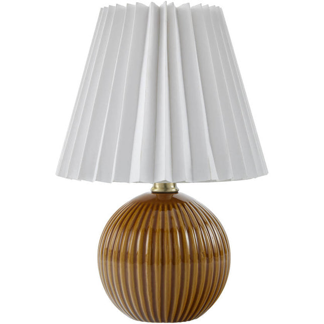 Trudie Modern Dark Brown Table Lamp Home Decor > Lighting > Lamp > Table Lamps TriadCommerceInc 12"H x 8"W x 8"D