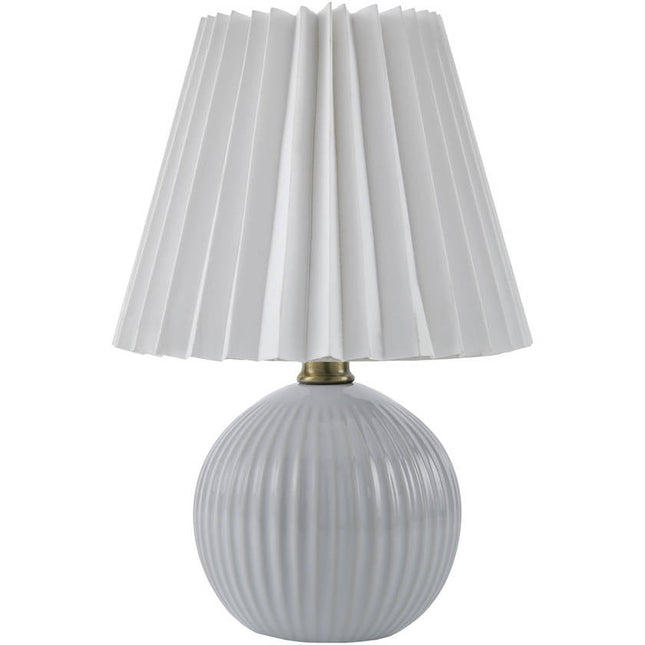 Trudie Modern White Table Lamp Home Decor > Lighting > Lamp > Table Lamps TriadCommerceInc 12"H x 8"W x 8"D