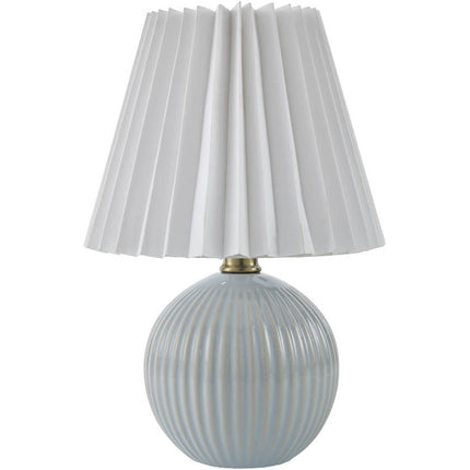 Trudie Modern Aqua Table Lamp Home Decor > Lighting > Lamp > Table Lamps TriadCommerceInc 12"H x 8"W x 8"D