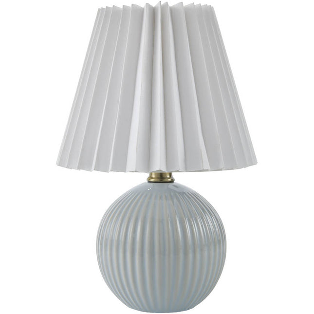 Trudie Modern Aqua Table Lamp Home Decor > Lighting > Lamp > Table Lamps TriadCommerceInc 12"H x 8"W x 8"D