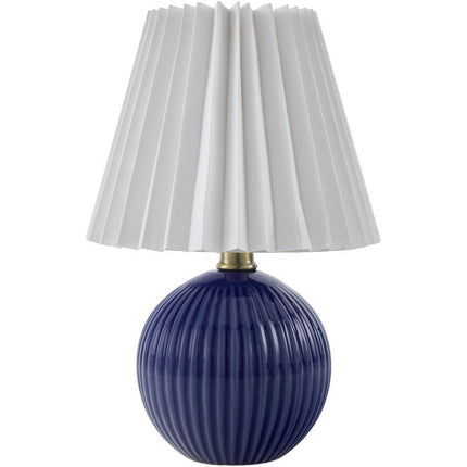 Trudie Modern Blue Table Lamp Home Decor > Lighting > Lamp > Table Lamps TriadCommerceInc 12"H x 8"W x 8"D
