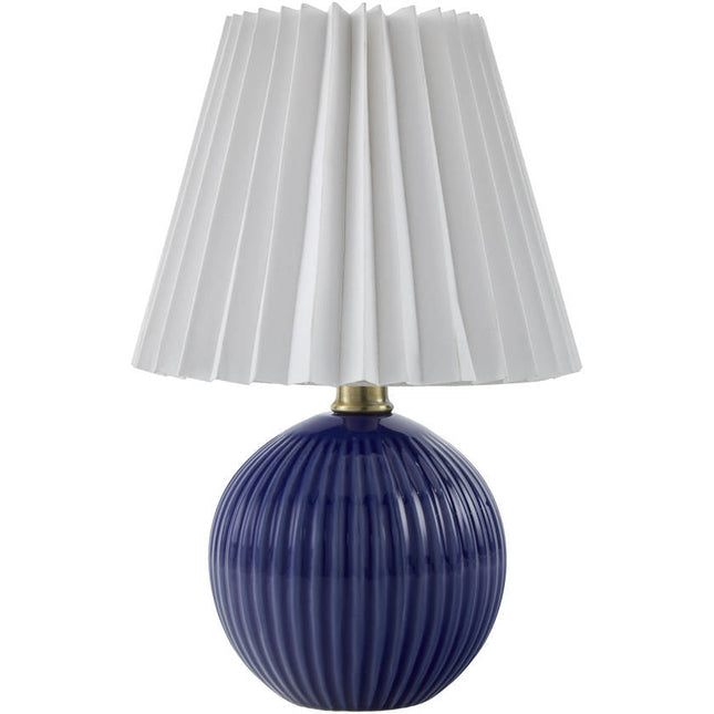 Trudie Modern Blue Table Lamp Home Decor > Lighting > Lamp > Table Lamps TriadCommerceInc 12"H x 8"W x 8"D