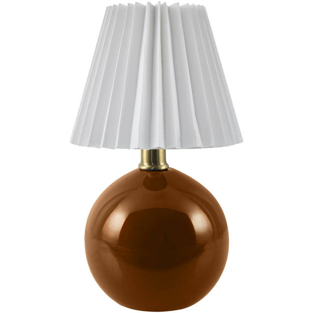 Travarus Modern Dark Brown Table Lamp Home Decor > Lighting > Lamp > Table Lamps TriadCommerceInc 12"H x 8"W x 8"D