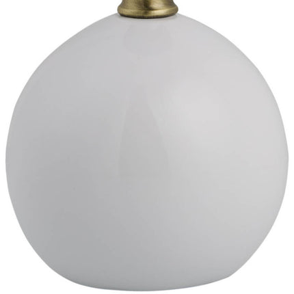 Travarus Modern White Table Lamp Home Decor > Lighting > Lamp > Table Lamps TriadCommerceInc