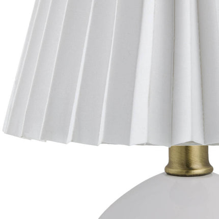 Travarus Modern White Table Lamp Home Decor > Lighting > Lamp > Table Lamps TriadCommerceInc