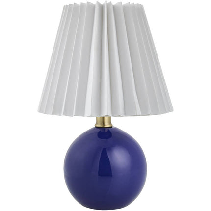 Travarus Modern Blue Table Lamp Home Decor > Lighting > Lamp > Table Lamps TriadCommerceInc 12"H x 8"W x 8"D