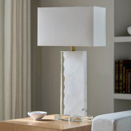 Tyrel Rustic White Table Lamp Home Decor > Lighting > Lamp > Table Lamps TriadCommerceInc
