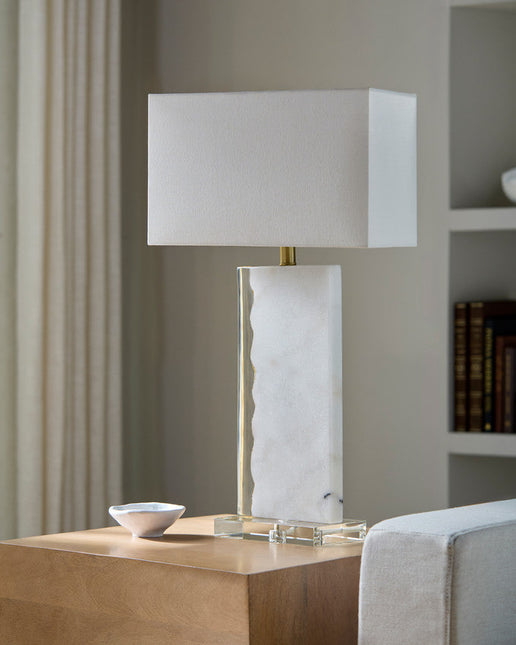 Tyrel Rustic White Table Lamp Home Decor > Lighting > Lamp > Table Lamps TriadCommerceInc