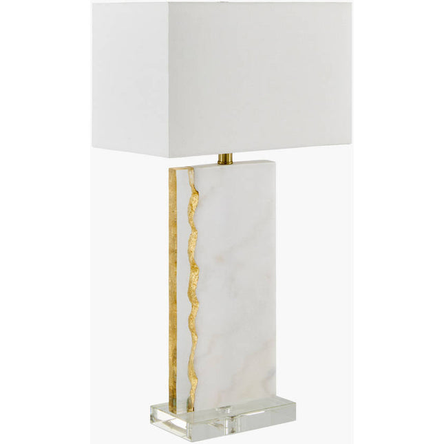 Tyrel Rustic White Table Lamp Home Decor > Lighting > Lamp > Table Lamps TriadCommerceInc 26"H x 15"W x 14"D