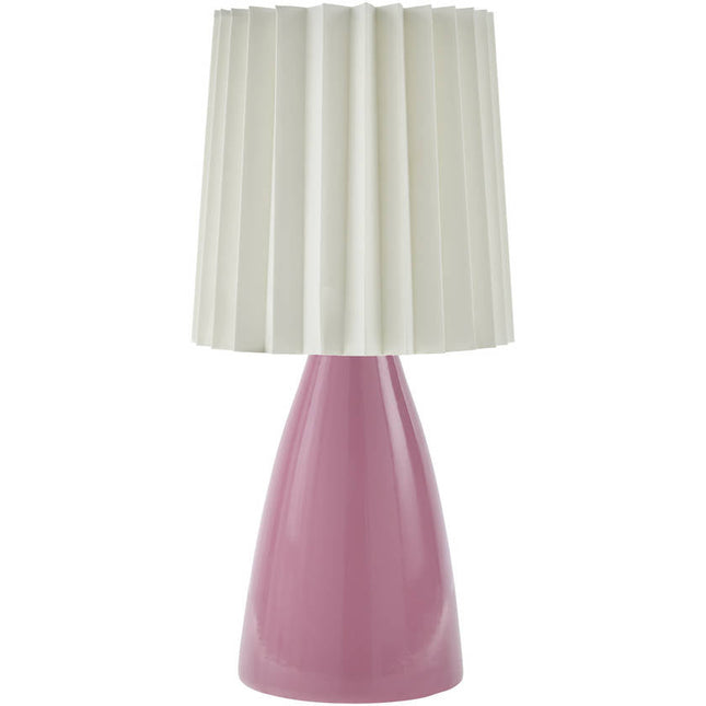 Donte Modern Pink Table Lamp Home Decor > Lighting > Lamp > Table Lamps TriadCommerceInc 13"H x 6"W x 6"D