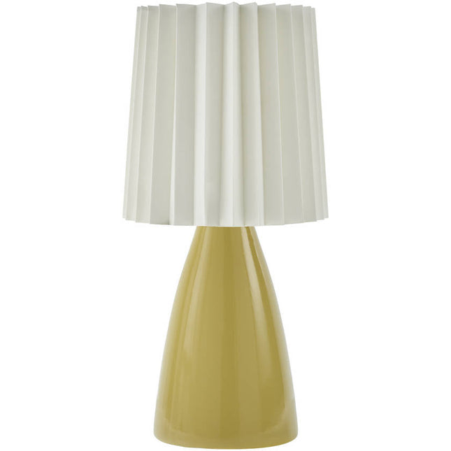 Donte Modern Yellow Table Lamp Home Decor > Lighting > Lamp > Table Lamps TriadCommerceInc 13"H x 6"W x 6"D