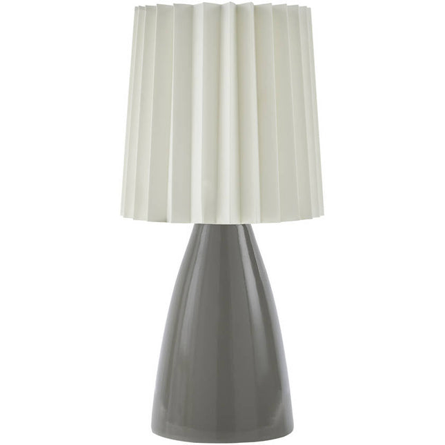 Donte Modern Gray Table Lamp Home Decor > Lighting > Lamp > Table Lamps TriadCommerceInc 13"H x 6"W x 6"D