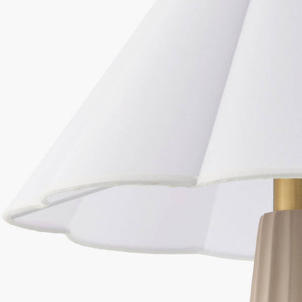 Kym Traditional Gray/White Table Lamp Lighting TriadCommerceInc