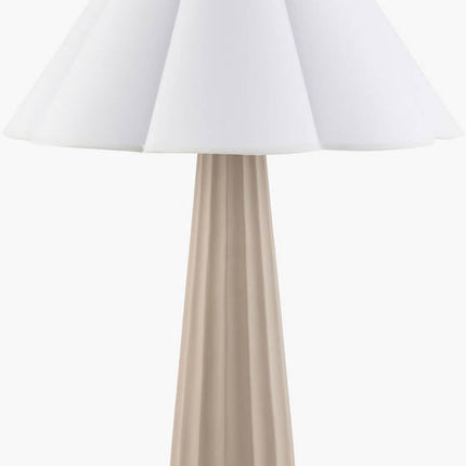 Kym Traditional Gray/White Table Lamp Lighting TriadCommerceInc 29"H x 21"W x 21"D