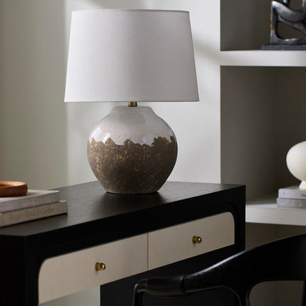Indria Global Brown Table Lamp Home Decor > Lighting > Lamp > Table Lamps TriadCommerceInc