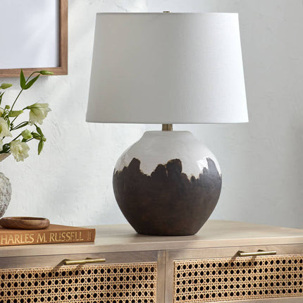 Indria Global Brown Table Lamp Home Decor > Lighting > Lamp > Table Lamps TriadCommerceInc