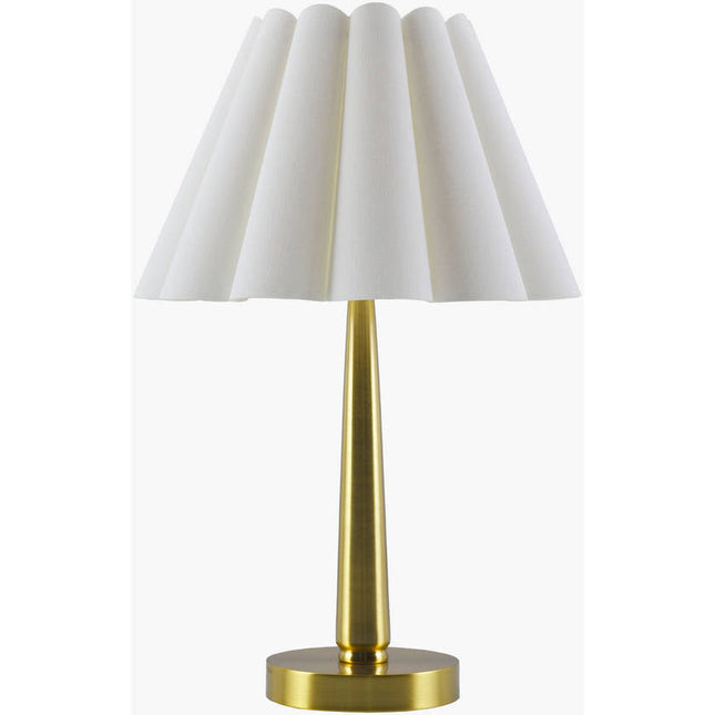 Rocio Modern Metallic - Brass Table Lamp Home Decor > Lighting > Lamp > Table Lamps TriadCommerceInc 18"H x 12"W x 12"D
