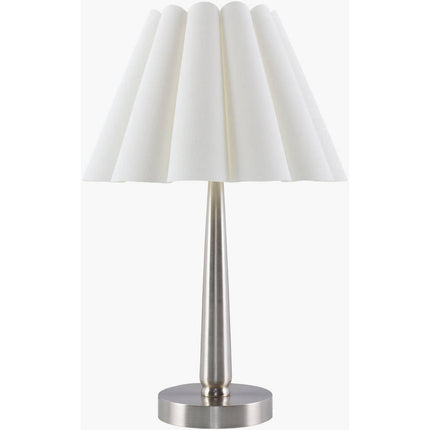 Rocio Modern Metallic - Nickel Table Lamp Home Decor > Lighting > Lamp > Table Lamps TriadCommerceInc 18"H x 12"W x 12"D
