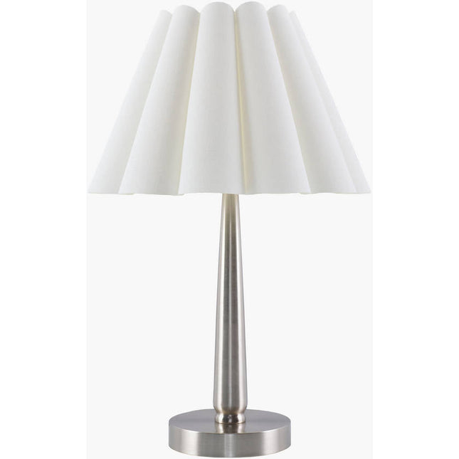 Rocio Modern Metallic - Nickel Table Lamp Home Decor > Lighting > Lamp > Table Lamps TriadCommerceInc 18"H x 12"W x 12"D