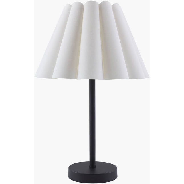 Rocio Modern White/Black Table Lamp Home Decor > Lighting > Lamp > Table Lamps TriadCommerceInc 18"H x 12"W x 12"D