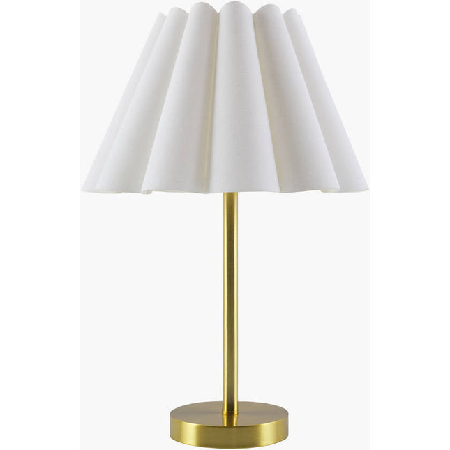 Rocio Modern White Table Lamp Home Decor > Lighting > Lamp > Table Lamps TriadCommerceInc 18"H x 12"W x 12"D