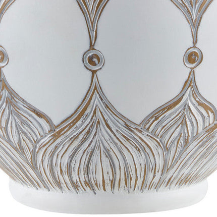 Neena Global White Table Lamp Home Decor > Lighting > Lamp > Table Lamps TriadCommerceInc