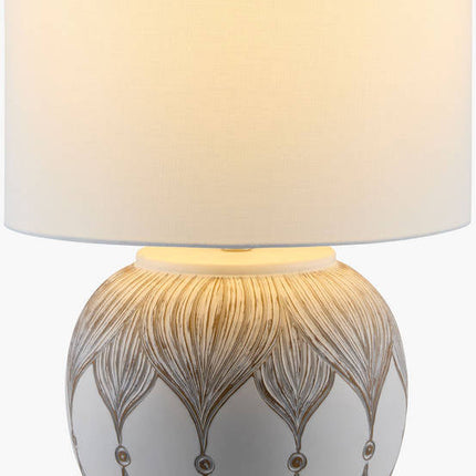 Neena Global White Table Lamp Home Decor > Lighting > Lamp > Table Lamps TriadCommerceInc