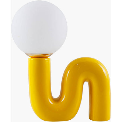 Braeden Modern Yellow Table Lamp Home Decor > Lighting > Lamp > Table Lamps TriadCommerceInc 15"H x 7"W x 13"D
