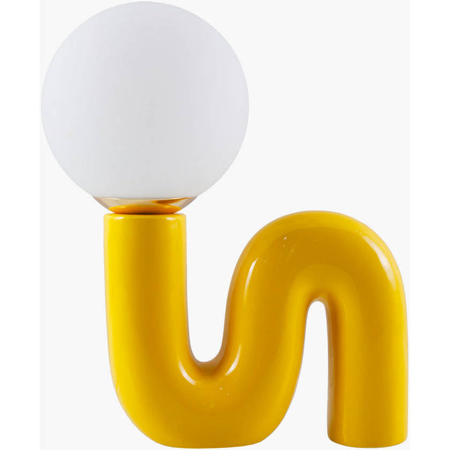 Braeden Modern Yellow Table Lamp Home Decor > Lighting > Lamp > Table Lamps TriadCommerceInc 15"H x 7"W x 13"D