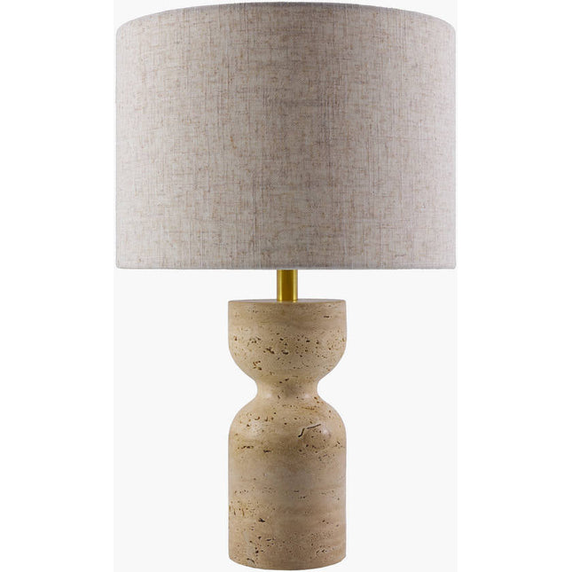 Shaneaka Modern Beige Table Lamp Lighting TriadCommerceInc 19"H x 12"W x 12"D