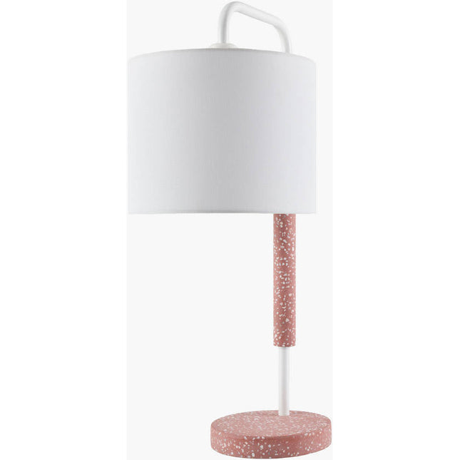 Delila Modern Blush Table Lamp Home Decor > Lighting > Lamp > Table Lamps TriadCommerceInc 25"H x 10"W x 10"D
