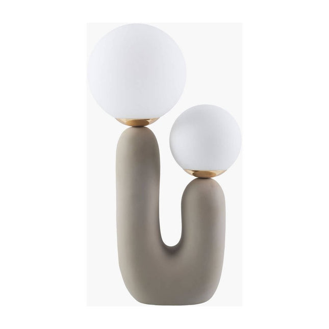 Laurissa Modern Gray Table Lamp Home Decor > Lighting > Lamp > Table Lamps TriadCommerceInc 22"H x 8"W x 12"D