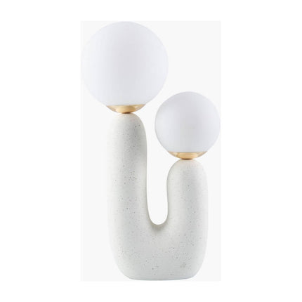 Laurissa Modern White Table Lamp Home Decor > Lighting > Lamp > Table Lamps TriadCommerceInc 22"H x 8"W x 12"D