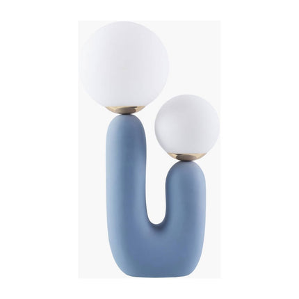 Laurissa Modern Blue Table Lamp Home Decor > Lighting > Lamp > Table Lamps TriadCommerceInc 22"H x 8"W x 12"D