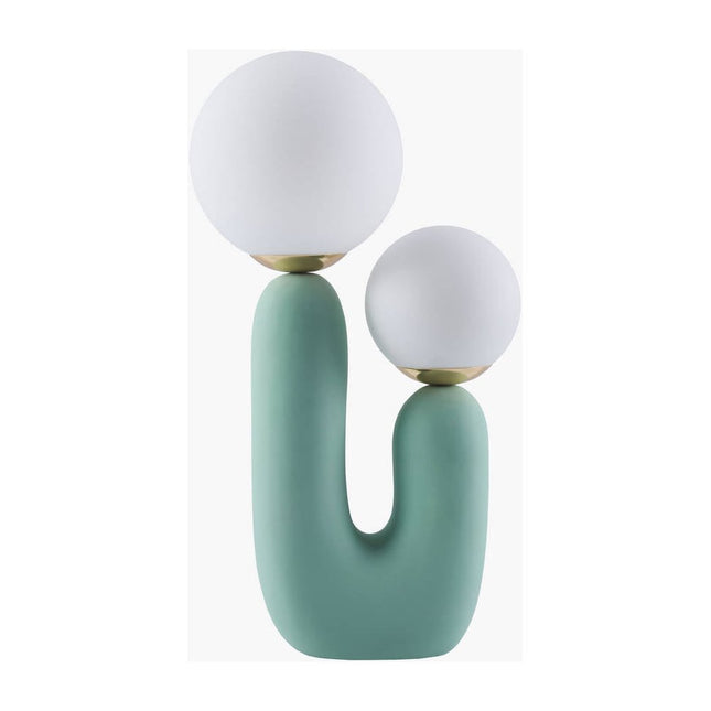 Laurissa Modern Green Table Lamp Home Decor > Lighting > Lamp > Table Lamps TriadCommerceInc 22"H x 8"W x 12"D