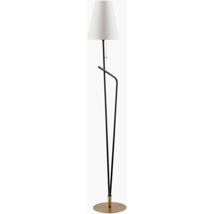 Kayliegh Modern Black/Gold Floor Lamp Home Decor > Lighting > Lamp > Floor Lamps TriadCommerceInc 65"H x 11"W x 11"D