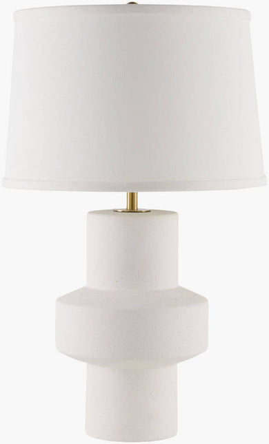 Myriah Traditional White Table Lamp Home Decor > Lighting > Lamp > Table Lamps TriadCommerceInc 23"H x 14"W x 14"D