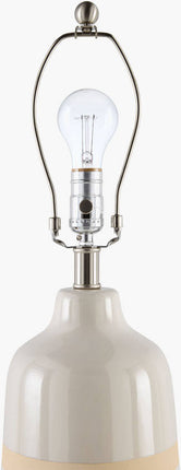 Alban Global White Table Lamp Home Decor > Lighting > Lamp > Table Lamps TriadCommerceInc