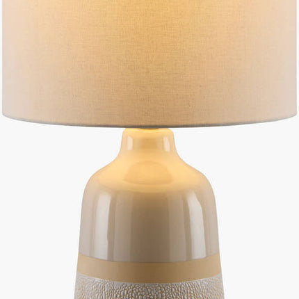 Alban Global White Table Lamp Home Decor > Lighting > Lamp > Table Lamps TriadCommerceInc