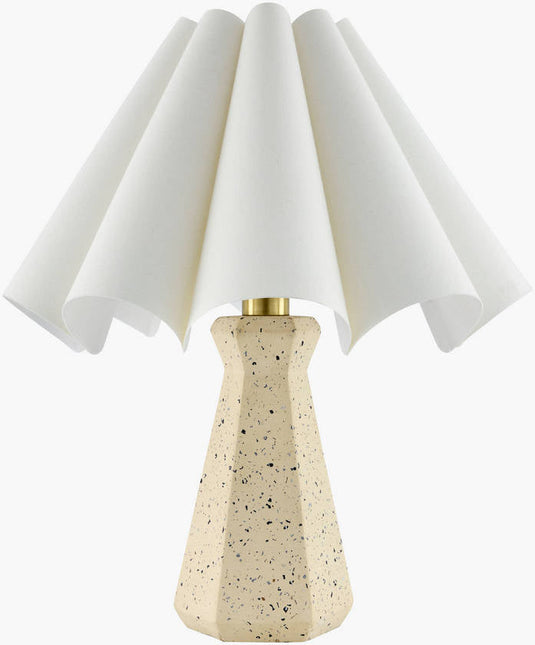 Tavaris Traditional Cream/White Table Lamp Home Decor > Lighting > Lamp > Table Lamps TriadCommerceInc 24"H x 19"W x 19"D