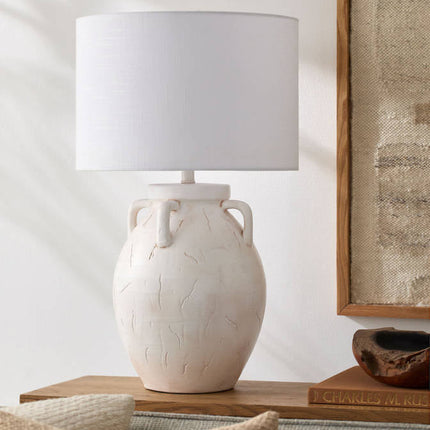Jordi Traditional White Table Lamp Lighting TriadCommerceInc