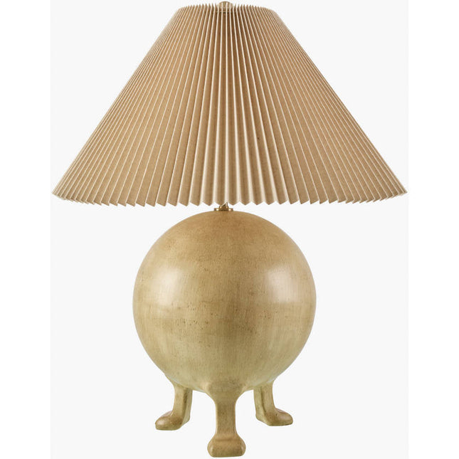 Naeva Modern Cream/Light Gray Table Lamp Home Decor > Lighting > Lamp > Table Lamps TriadCommerceInc 32"H x 14"W x 14"D