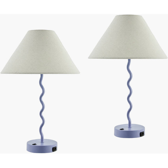 Katoya Cottage Gray Table Lamp Lighting TriadCommerceInc 20"H x 13"W x 13"D