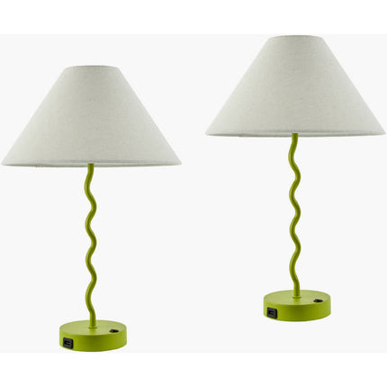 Katoya Cottage Green Table Lamp Home Decor > Lighting > Lamp > Table Lamps TriadCommerceInc 20"H x 13"W x 13"D