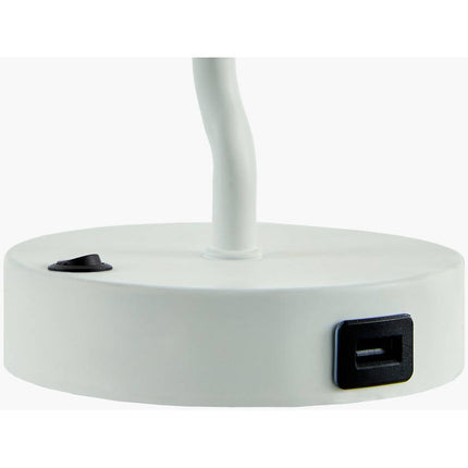 Katoya Cottage White Table Lamp Lighting TriadCommerceInc