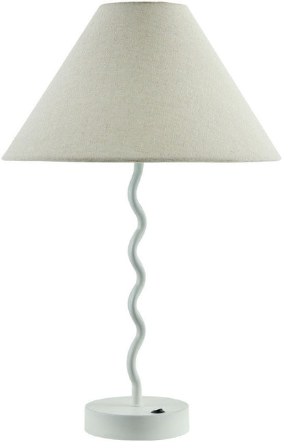 Katoya Cottage White Table Lamp Lighting TriadCommerceInc 20"H x 13"W x 13"D