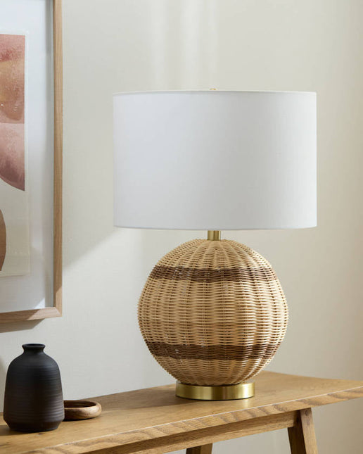Keauna Traditional Beige Table Lamp Home Decor > Lighting > Lamp > Table Lamps TriadCommerceInc
