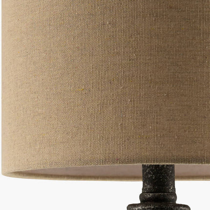 Sintia Rustic Beige/Black Table Lamp Home Decor > Lighting > Lamp > Table Lamps TriadCommerceInc