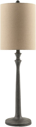Sintia Rustic Beige/Black Table Lamp Home Decor > Lighting > Lamp > Table Lamps TriadCommerceInc 34"H x 10"W x 10"D