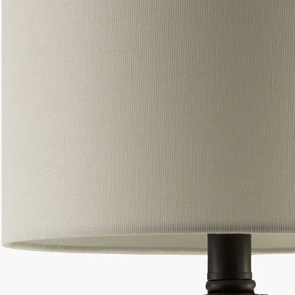 Sintia Rustic White/Black Table Lamp Home Decor > Lighting > Lamp > Table Lamps TriadCommerceInc